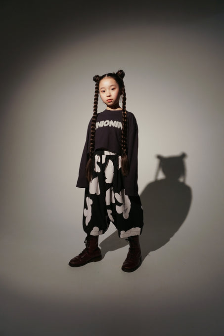 UNIONINI<br>ユニオニーニ<br>【26awご予約9-10月入荷予定】<br>teddy pattern big pants<br>PT-101