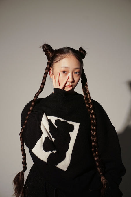 UNIONINI<br>ユニオニーニ<br>【26awご予約9-10月入荷予定】<br>teddybear knit<br>KN-005