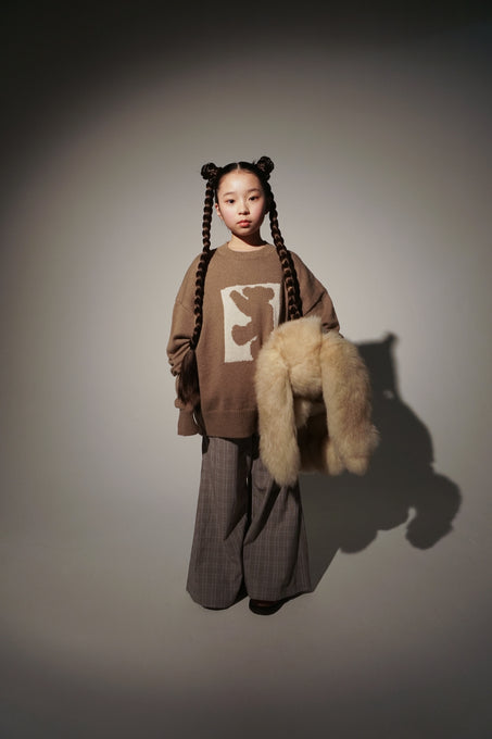 UNIONINI<br>ユニオニーニ<br>【26awご予約9-10月入荷予定】<br>checked flare long pants<br>PT-128