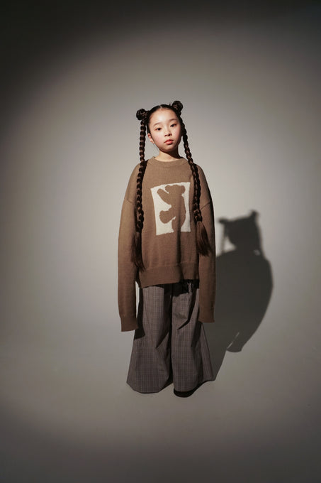 UNIONINI<br>ユニオニーニ<br>【26awご予約9-10月入荷予定】<br>checked flare long pants<br>PT-128