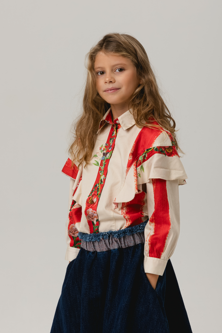 Wolf＆Rita ウルフアンドリタ<br>ALICIA - BLOUSE<br>PAWRGBLO0215001.AW25.03