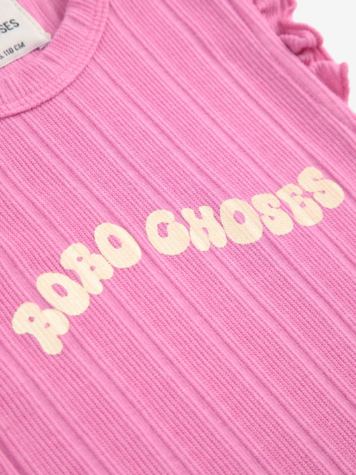 BOBOCHOSES<br>ボボショセス<br>【25ssご予約】<br>Wavy BoboChoses ruffled T<br>125AC02456102