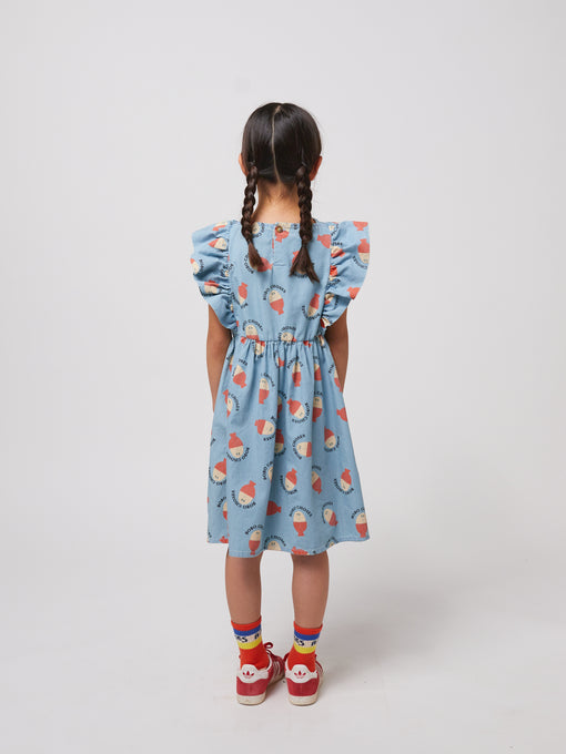 BOBOCHOSES<br>ボボショセス<br>Morning Egg allover ruffle dress<br>125AC14345102