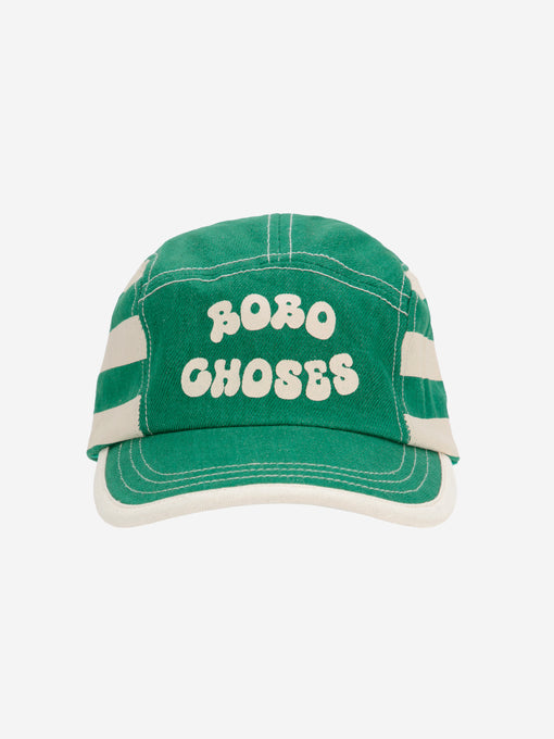 BOBOCHOSES<br>ボボショセス<br>【25ssご予約】<br>Bobo ChosesGreen Stripescap<br>125AI02433152