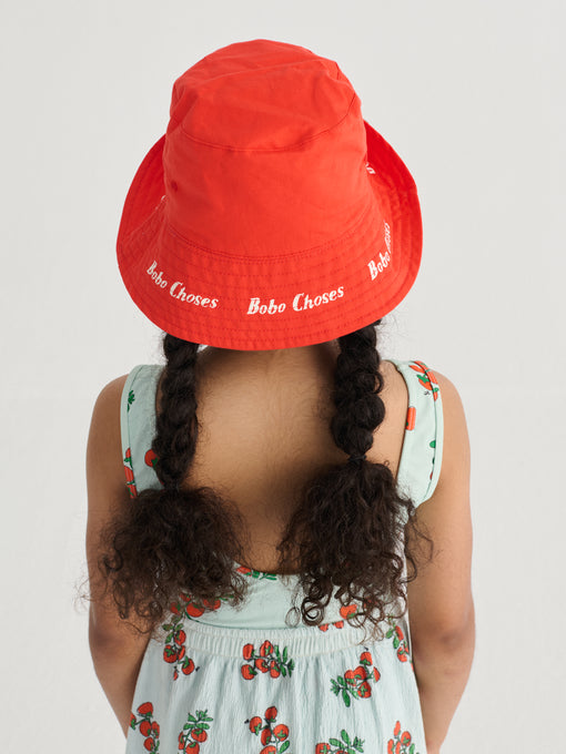 BOBOCHOSES<br>ボボショセス<br>【26ssご予約】<br>Juicy Tomatoes all over reversible hat<br>B126AI020