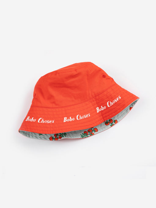 BOBOCHOSES<br>ボボショセス<br>【26ssご予約】<br>Juicy Tomatoes all over reversible hat<br>B126AI020