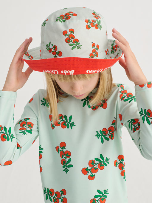 BOBOCHOSES<br>ボボショセス<br>【26ssご予約】<br>Juicy Tomatoes all over reversible hat<br>B126AI020