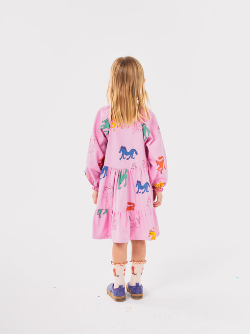 BOBOCHOSES<br>ボボショセス<br>Wonder Horse all over woven dress<br>B224AC110