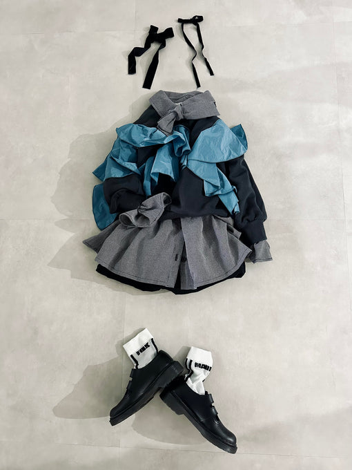 【TOBOGGANFES対象商品】<br> TOBOGGAN<br> トボガン<br>poko poko ribbon onepiece