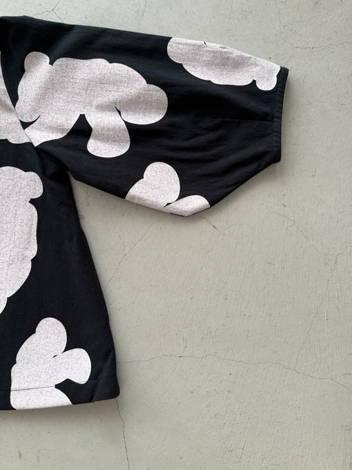 UNIONINI<br>ユニオニーニ<br>【26awご予約9-10月入荷予定】<br>teddy pattern blouse<br>BL-027