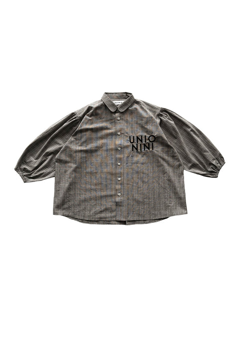 UNIONINI<br>ユニオニーニ<br>【26awご予約9-10月入荷予定】<br>checked big shirt<br>BL-030