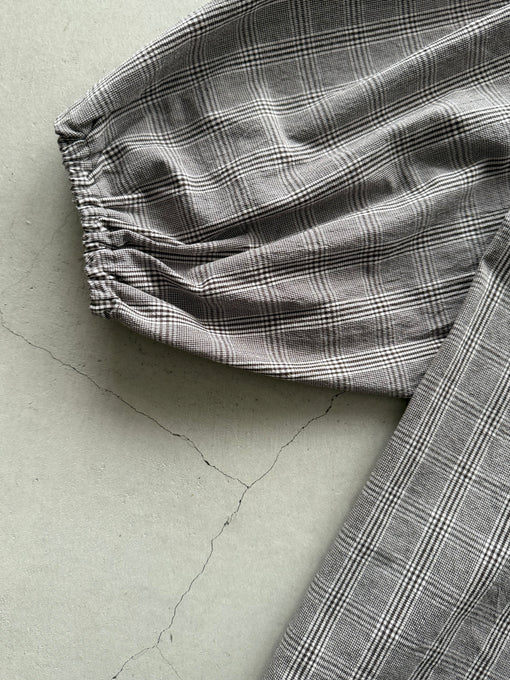 UNIONINI<br>ユニオニーニ<br>【26awご予約9-10月入荷予定】<br>checked big shirt<br>BL-030