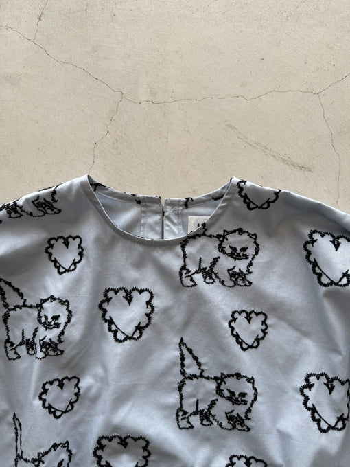UNIONINI<br>ユニオニーニ<br>【27ssご予約】<br>cat & heart tops<br>BL-034