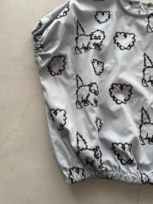 UNIONINI<br>ユニオニーニ<br>【27ssご予約】<br>cat & heart tops<br>BL-034