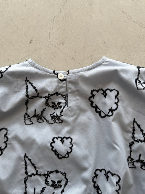 UNIONINI<br>ユニオニーニ<br>【27ssご予約】<br>cat & heart tops<br>BL-034