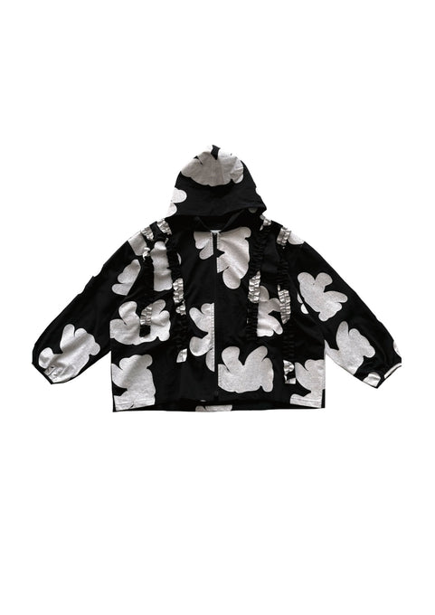 UNIONINI<br>ユニオニーニ<br>【26awご予約9-10月入荷予定】<br>teddy pattern hoodie<br>BL-036