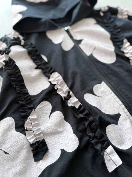 UNIONINI<br>ユニオニーニ<br>【26awご予約9-10月入荷予定】<br>teddy pattern hoodie<br>BL-036