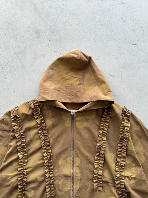 UNIONINI<br>ユニオニーニ<br>【26awご予約9-10月入荷予定】<br>teddy pattern hoodie<br>BL-036