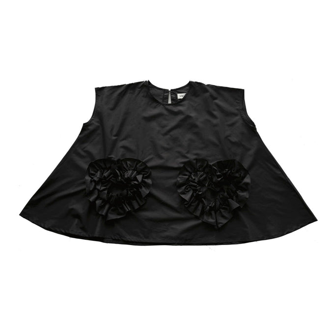 UNIONINI<br>ユニオニーニ<br>【27ssご予約】<br>heart motif blouse<br>BL-037