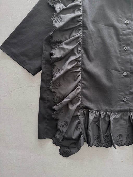 UNIONINI<br>ユニオニーニ<br>【27ssご予約】<br>teddy lace blouse<br>BL-038-1
