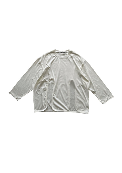 UNIONINI<br>ユニオニーニ<br>【27ssご予約】<br>slit long tee<br>CS-088
