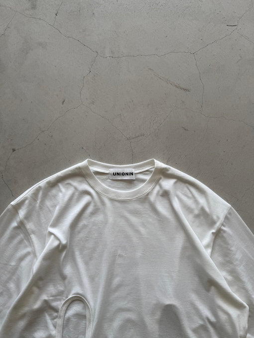 UNIONINI<br>ユニオニーニ<br>【27ssご予約】<br>slit long tee<br>CS-088