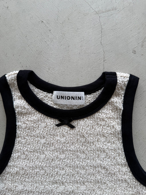 UNIONINI<br>ユニオニーニ<br>【27ssご予約】<br>bluse tank top<br>CS-091
