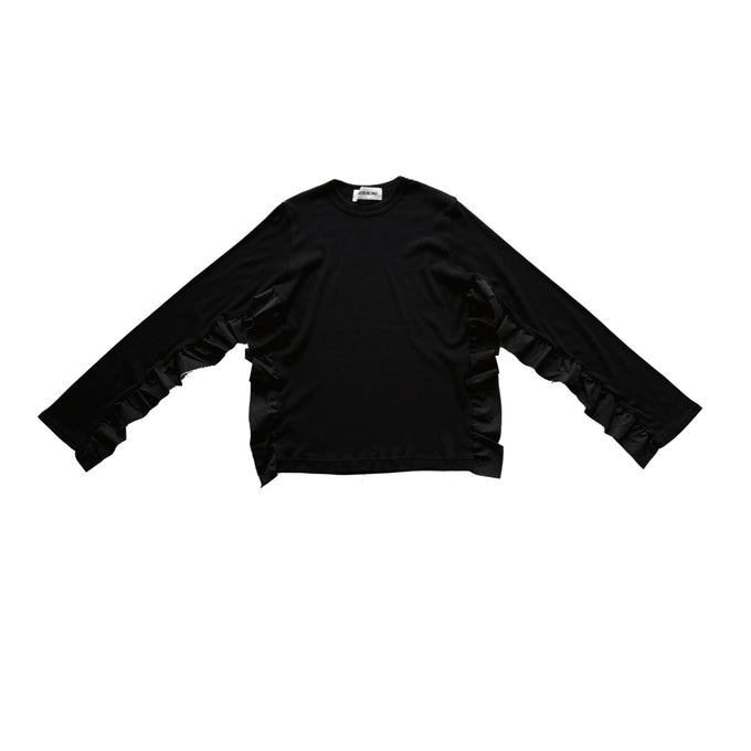 UNIONINI<br>ユニオニーニ<br>【27ssご予約】<br>rib frill long tee<br>CS-099