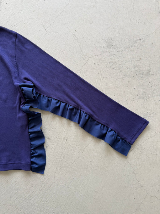 UNIONINI<br>ユニオニーニ<br>【27ssご予約】<br>rib frill long tee<br>CS-099