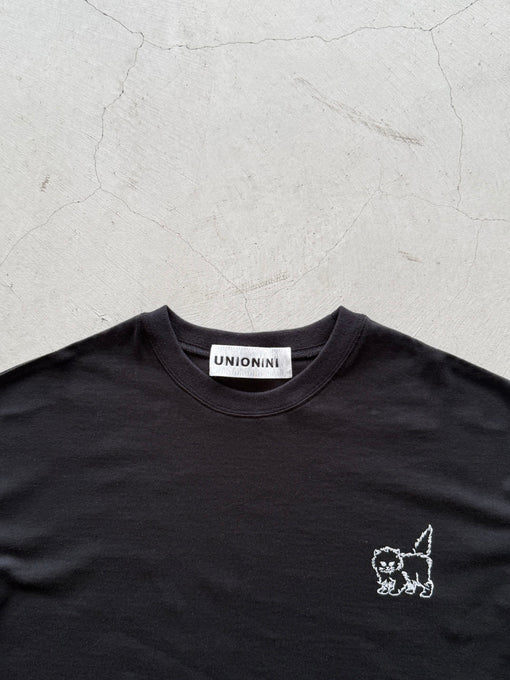 UNIONINI<br>ユニオニーニ<br>【27ssご予約】<br>cat cropped tee<br>CS-100