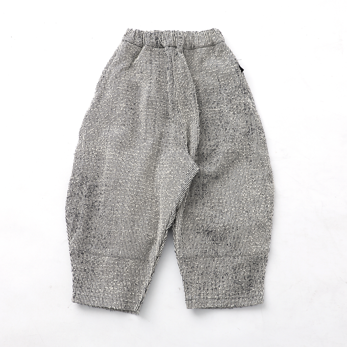 frankygrow フランキーグロウ<br>NEEDLE PUNCHED HICKORY STRIPE BIG PANTS<br>24SBT-334