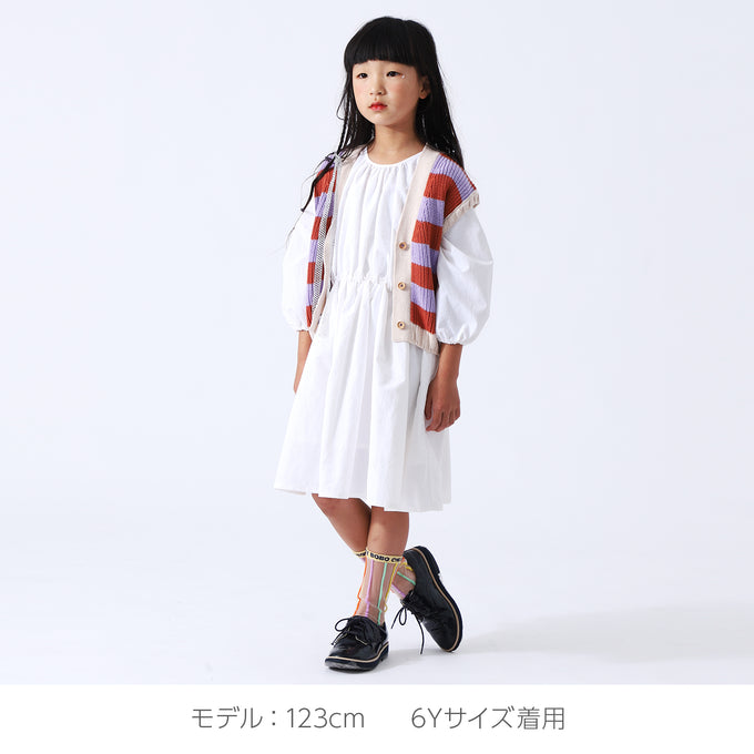 piupiuchic ピウピウチック<br>ボーダーニットベスト<br>SS24.TRC2405