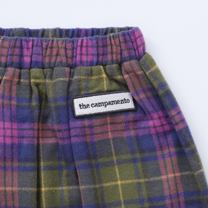 The Campamento ザカンパメント <br>チェックスカート<br>TC-AW24-76