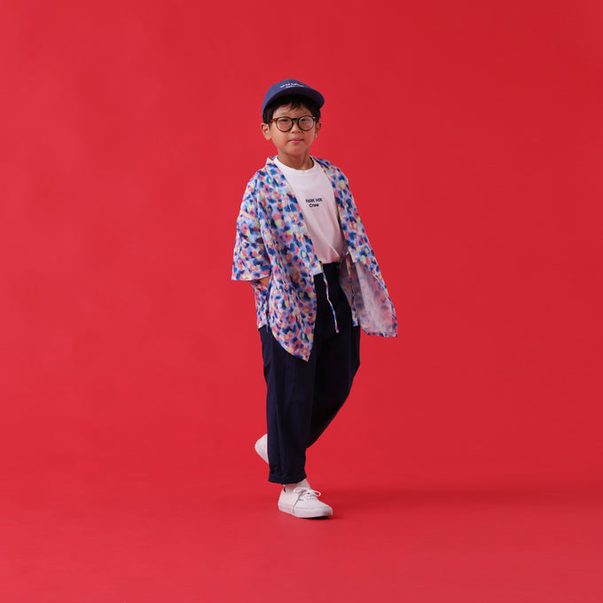 PARK × BOTAN × WA・KKA<br>コラボ 子ども甚平<br>【5/30発売 COCOKIDS magazine掲載商品】