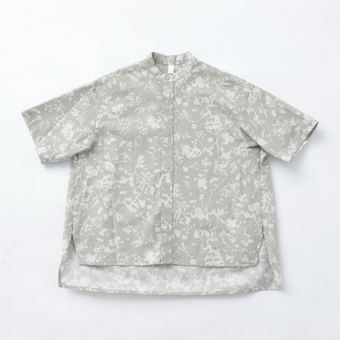 MOUN TEN.マウンテン<br>leaf camo SS shirt<br>lMS29-1526