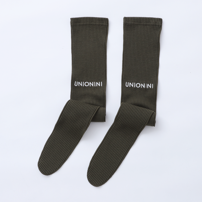 UNIONINI<br>ユニオニー<br>rib knee high socks<br>AC-097