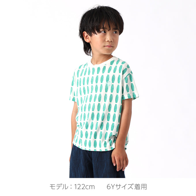 Wynken ウィンケン<br>総柄クルーネックTシャツ<br>WK16J29