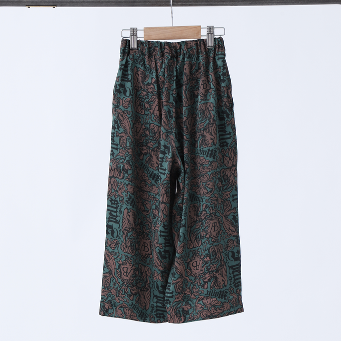 eLfinFolk <br>エルフィンフォルク<br>Magic Spell print Vintage Satin Pants<br>elf-242F08/F09/F10