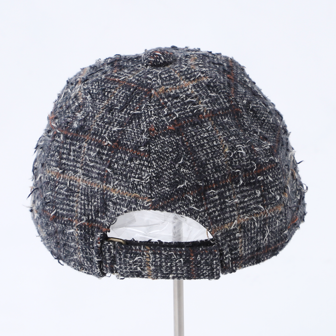 frankygrow<br>フランキーグロウ<br>NEEDLE PUNCHED COTTON TWEED CHECKED CAPキャップ<br>25SHT-138