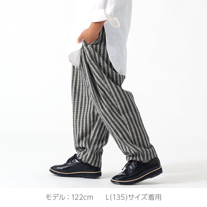 PARK MADE IN KYOTO<br>Side tuck Pants<br>しじら織ver. Type2