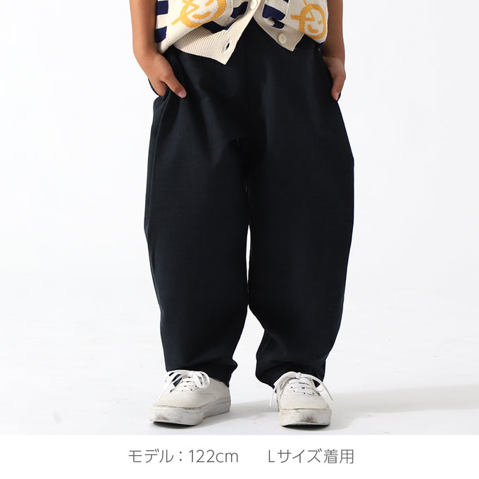 PARK MADE IN KYOTO<br>Side tuck Pants<br>久留米織スラブVer