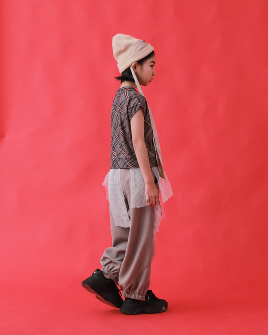 TOBOGGAN<br> トボガン<br>frill zip pants