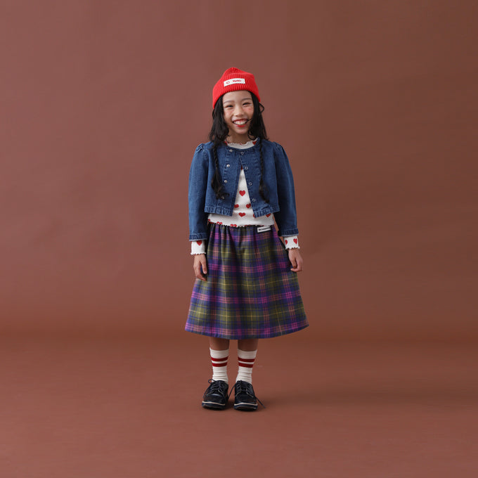 The Campamento ザカンパメント <br>チェックスカート<br>TC-AW24-76