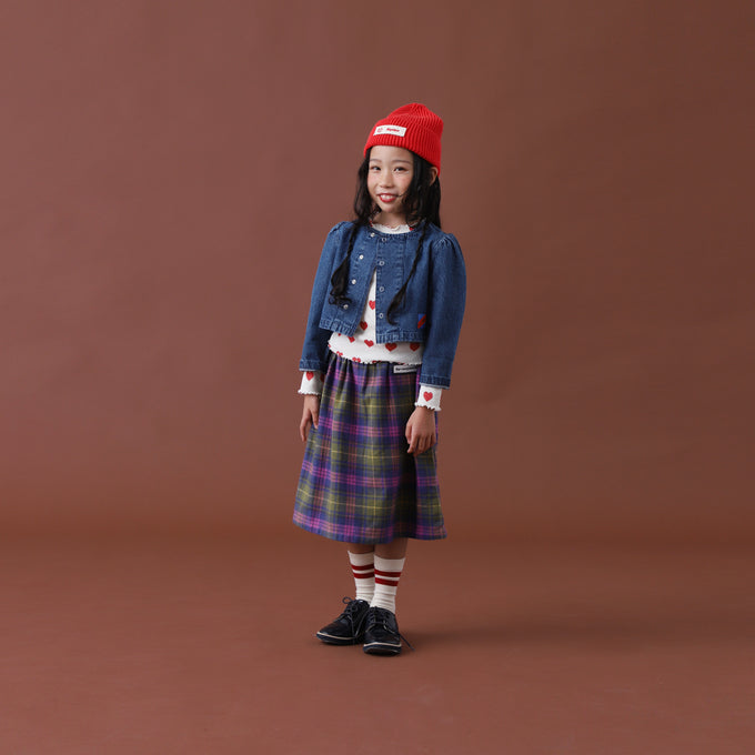 The Campamento ザカンパメント <br>チェックスカート<br>TC-AW24-76