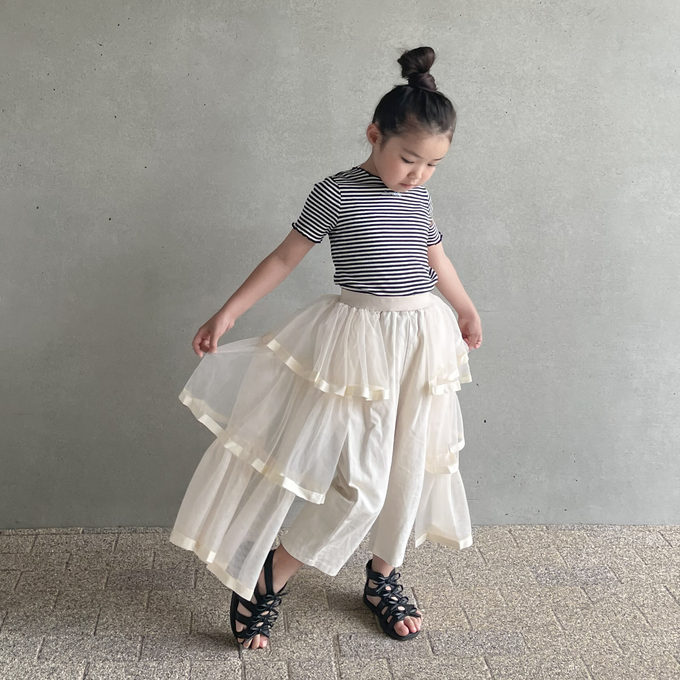 TOBOGGAN<br> トボガン<br>【27ssご予約 11月下旬入荷予定】<br>furi flare tulle(1st collection revival)