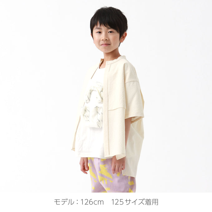 MOUN TEN. マウンテン<br>sheersucker S/S shirt <br>23S-MS19-1339a