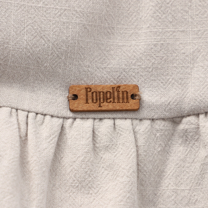 Popeline ポペリン<br>Mod.35.3フロント刺繍キャミワンピース<br>458011451
