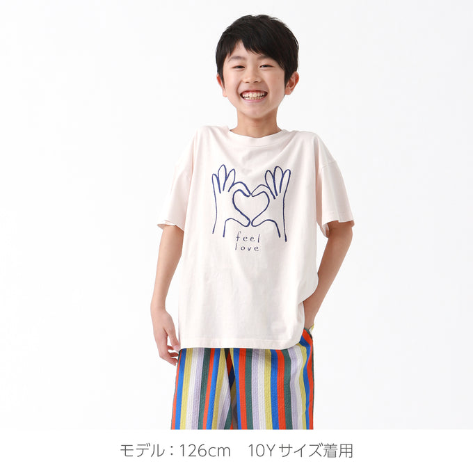 Wynken ウィンケン<br>WK14J28<br>FEEL LOVE S/S TEE