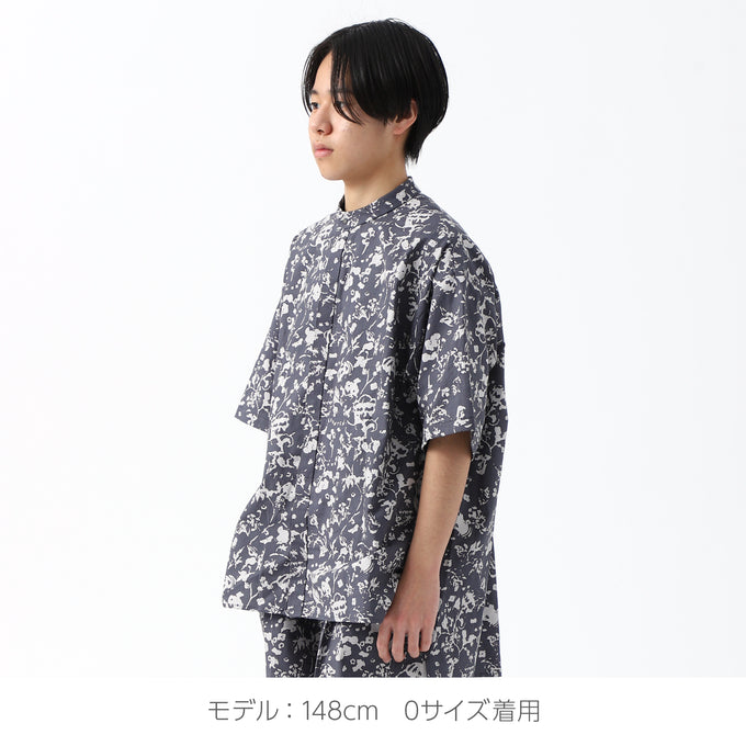 MOUN TEN.マウンテン<br>leaf camo SS shirt<br>lMS29-1526