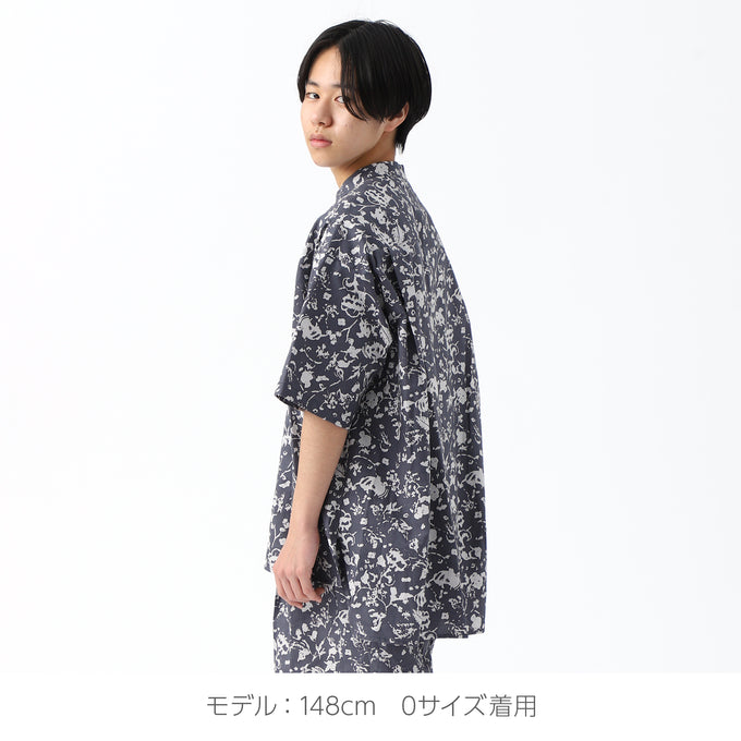 MOUN TEN.マウンテン<br>leaf camo SS shirt<br>lMS29-1526